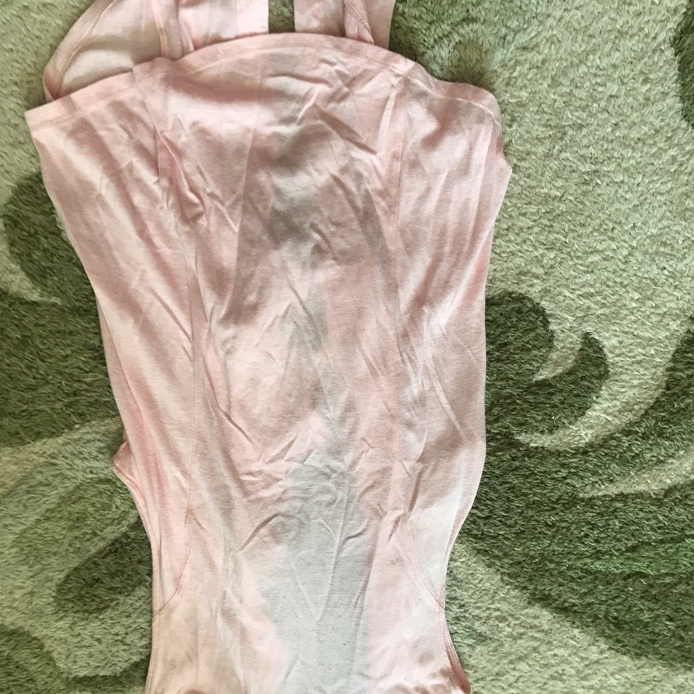 Sleeveless Light Pink Ruffle Button-Front Top - Picture 2 of 5
